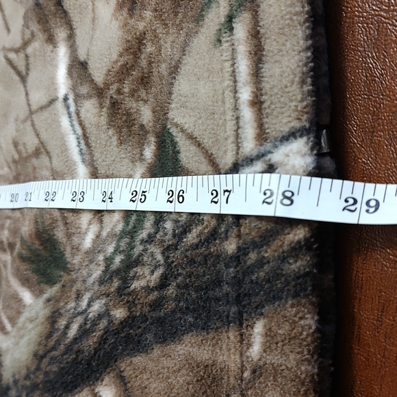 Fleece Jacket WALLS Mens Hunting Camouflage Full Zip Pockets Lightweight - Mediu - Picture 11 of 11